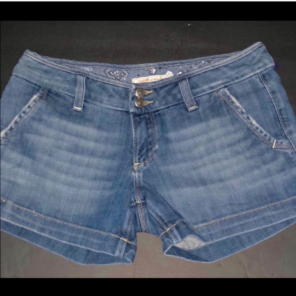Denim shorts